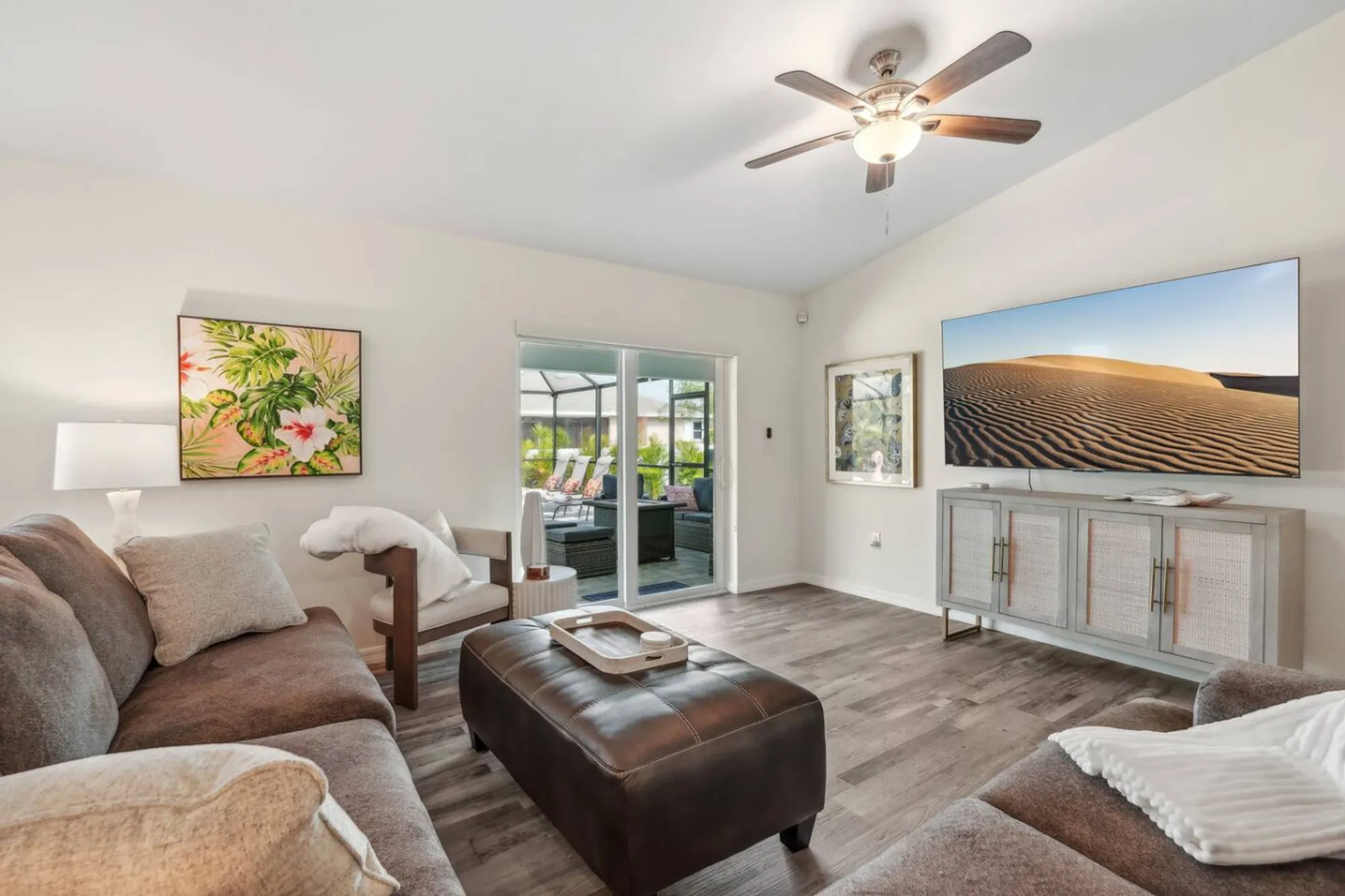 Living room at Cape House