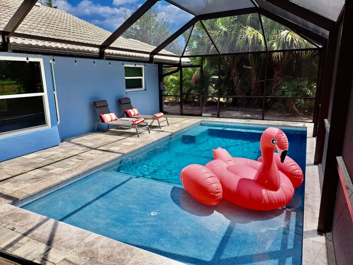 Pool deck at Casa Azul